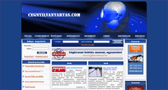 Desktop Screenshot of cegnyilvantartas.com